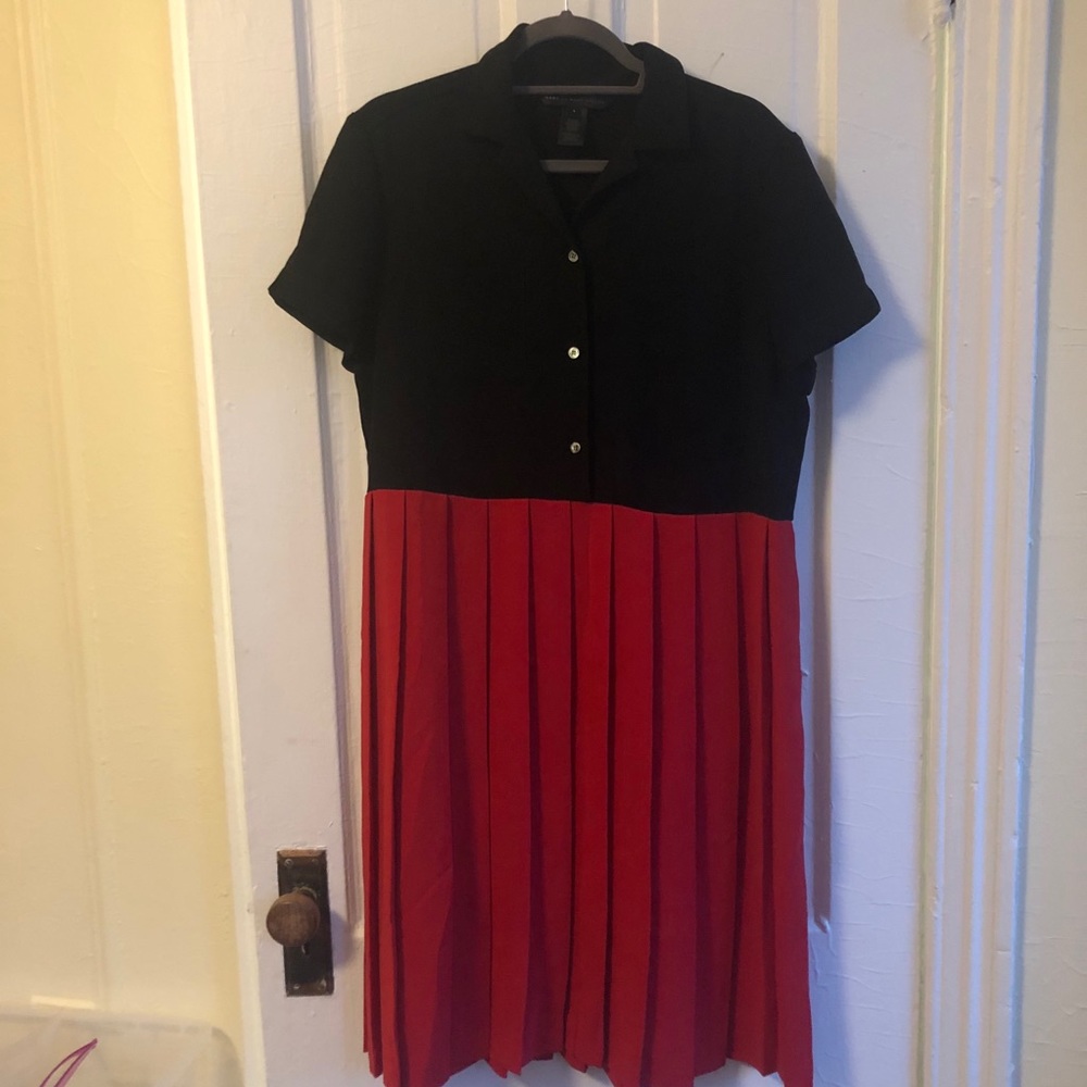 Marc By Marc Jacobs Pleated Crepe Dress